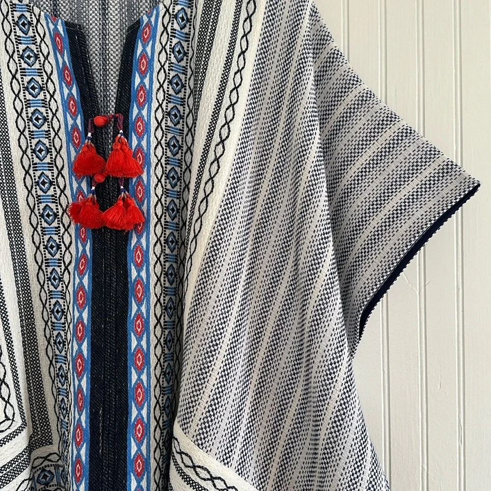 Tory Burch Blaire Embroidered Poncho